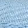 Obrázok z Bavlnená deka, dečka pletená, BASIC, 80x90cm, Baby Nellys - modrá