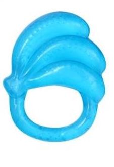 Obrázok z Hryzátko gélové Baby Ono Banán - Modré / tyrkysové