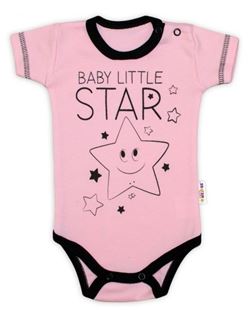Obrázok Body krátky rukáv, Baby Little Star - ružové