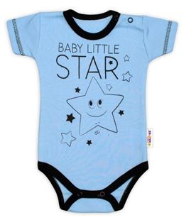 Obrázok Body krátky rukáv, Baby Little Star - modré