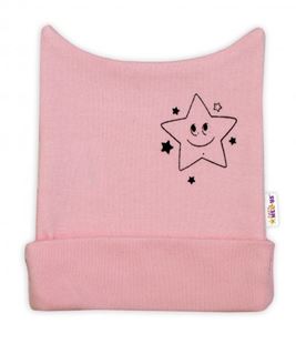 Obrázok Novorodenecká čiapočka Baby Little Star - ružová