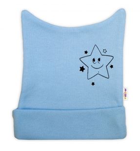 Obrázok Novorodenecká čiapočka Baby Little Star - modrá