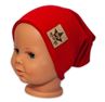 Obrázok z Detská bavlnená čiapka - dvojvrstvová, červená