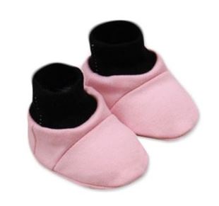 Obrázok Topánočky / ponožtičky, Little princess bavlna - ružovo / čierne