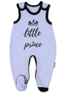 Obrázok Dojčenské bavlnené dupačky, Little Prince - modré