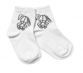 Obrázok z Bavlnené ponožky Cutte Bunny - biele