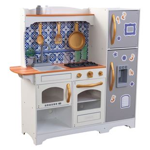 Obrázok Drevená kuchynka Mosaic s magnetickou chladničkou