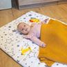 Obrázok z Bambusová pletená deka 100x80 cm horčicová