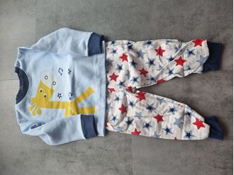 Obrázok z Detské pyžamo Žirafka Modré