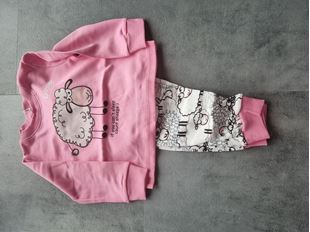 Obrázok Detské pyžamo Ovečka Ružové veľ. 80