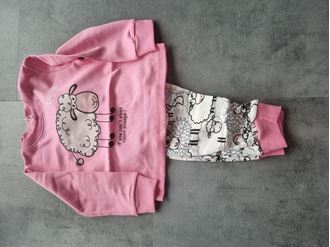 Obrázok z Detské pyžamo Ovečka Ružové veľ. 80