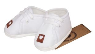Obrázok Jarné dojčenské topánočky, capáčky - biele