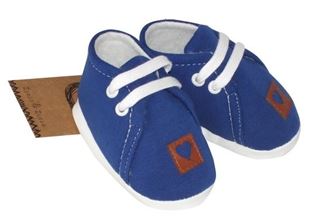 Obrázok Jarné dojčenské topánočky, capáčky - tmavo modré