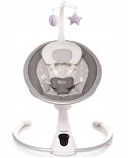 Obrázok Lehátko / hojdačka pre dojčatá Grace 360 ° - šedá