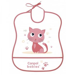 Obrázok Plastový podbradník s vreckom Cute Animals - Mačička
