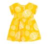 Obrázok z Dievčenské letné šaty s krátkym rukávom Kruhy Žltá