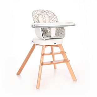 Obrázok Jedálenská stolička Lorella s otočným sedákom NAPOLI GREY Hexagons