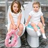 Obrázok z Mäkké WC sedátko s háčikom pre deti RABBIT WHITE