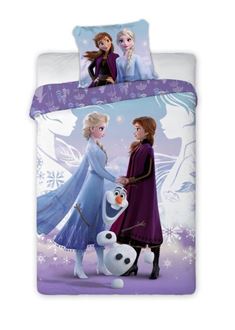Obrázok z Detské obliečky Anna, Elsa a Olaf 140x200 cm