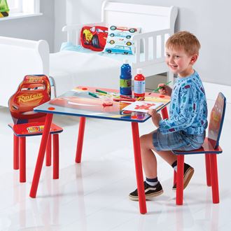 Obrázok z Detský stôl s stoličkami Cars