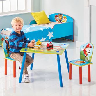 Obrázok z Detský stôl s stoličkami Tlapková Patrola