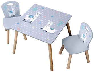 Obrázok z Detský stôl s stoličkami Lama