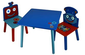 Obrázok z Detský stôl so stoličkami Robot