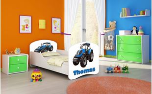 Obrázok Detská Posteľ - Traktor S menom