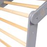 Obrázok z Detský drevený rebrík veľký Pikler: šedý