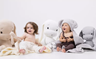 Obrázok z Detská fleecová deka/osuška 70x130 cm Zajačik Biela