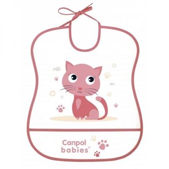 Obrázok z Plastový podbradník s vreckom Cute Animals - Mačička