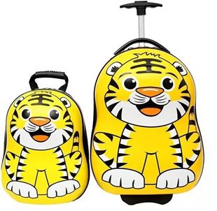Obrázok Detský cestovný kufor a batôžtek Tigrík 29l