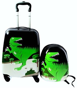 Obrázok Detský cestovný kufor a batôžtek Dinosaurus 29l