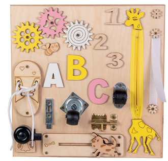 Obrázok z Malá detská tabuľka vzdelávania a zábavy s Žirafou