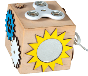Obrázok Detská kocka vzdelávania a zábavy Malá - Prírodná