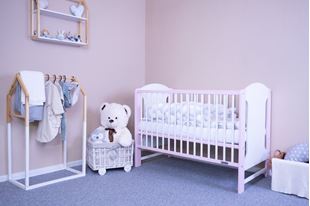Obrázok Detská postieľka New Baby ELSA bielo-ružová