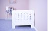 Obrázok z Detská posteľ so zábranou New Baby ERIK 140x70 cm biela