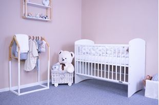 Obrázok Detská postieľka New Baby LEO biela