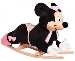 Obrázok Plyšový hojdací Myška Minnie - čierna/ružová