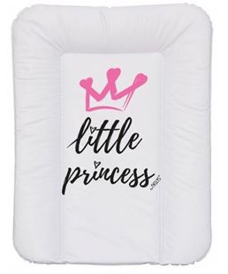 Obrázok Prebaľovacia podložka, mäkká, Little Princess, 70 x 50 cm, biela,