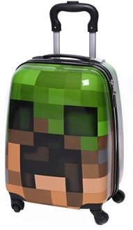 Obrázok z Detský cestovný kufor Minecraft Pixel 29l