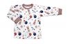 Obrázok z Detské pyžamo 2D sada, tričko + nohavice, Cosmos, , béžová/biela