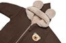 Obrázok z Oteplená pletená kombinéza s rukavičkami Teddy Bear, , dvojvrstvová, hnedá
