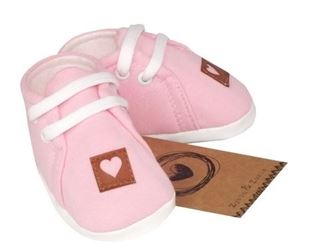 Obrázok Jarné dojčenské topánočky, capáčky - svetlo ružové