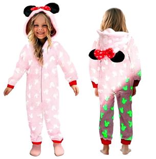 Obrázok Detské svietiace pyžamo Minnie s ušami 122-128 L