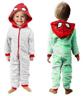 Obrázok z Detské svietiace pyžamo Spiderman so sieťou 110-116 M
