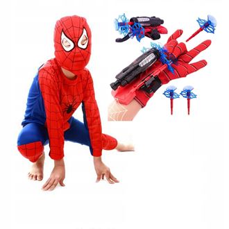 Obrázok z Detský kostým Spiderman s vystrelovákom 110-122 M