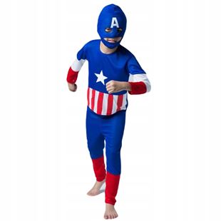 Obrázok Detský kostým Kapitán Amerika 98-104 S