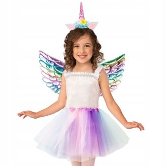 Obrázok z Detský kostým Dúhový jednorožec s krídlami