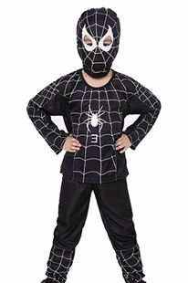 Obrázok Detský kostým Spiderman čierny 122-134 L